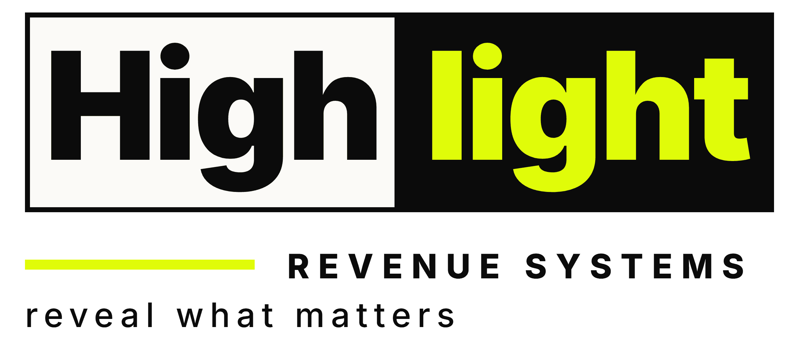 Highlight Revenue Systems — reveal what matters